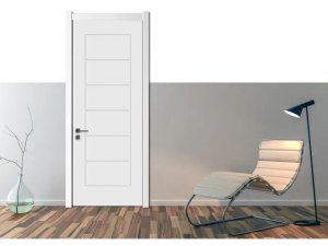 开心木门  现代简约风格卧室门图片