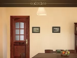 尚品本色木门 实木复合门烤漆门卧室门套装门欧陆经典6